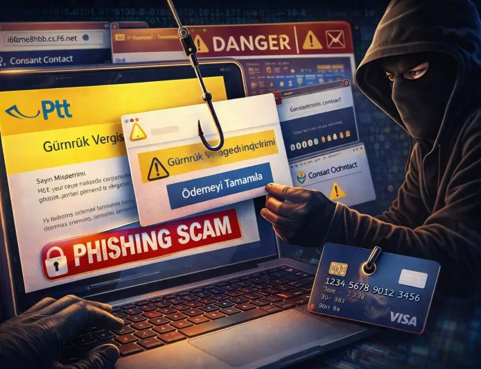 PTT Adıyla Gönderilen Bu Maili Açan Yandı Gümrük Vergisi Tuzağıyla Kart Bilgileri Ele Geçiriliyor