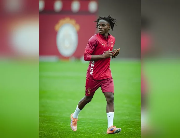 Renato Nhaga, Galatasaray'daki İlk Antrenmanına Çıktı