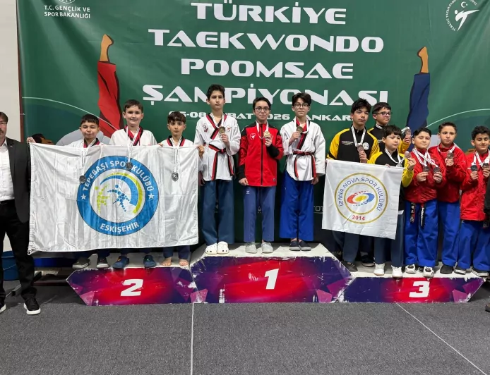 Tepebaşı Spor Kulübü Taekwondo Takımı Ankara’dan Madalyalarla Döndü