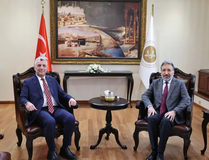 Ankara’da Diyanet İşleri Başkanı’na Ziyaret