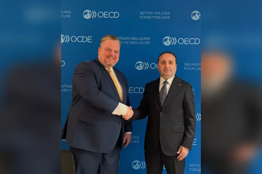 Bakan Yardımcısı Mustafa Tuzcu, Litvanyalı Mevkidaşı ile OECD Avrasya Haftası’nda Görüştü