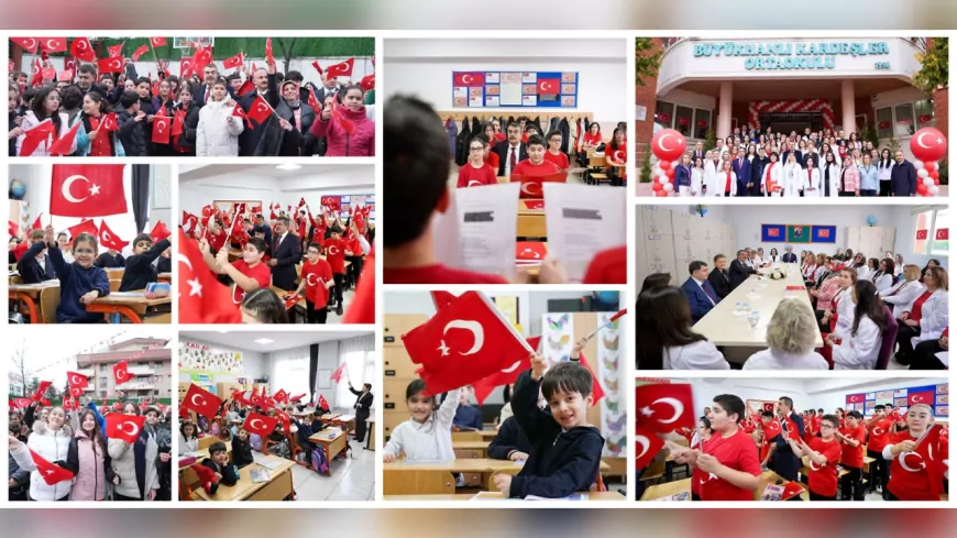 Bakan Yusuf Tekin, "Bayrak Sevgisi" Temalı İlk Derste Öğrencilerle Buluştu