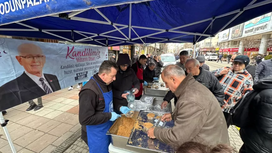 Odunpazarı’nda Berat Kandili Bereketi