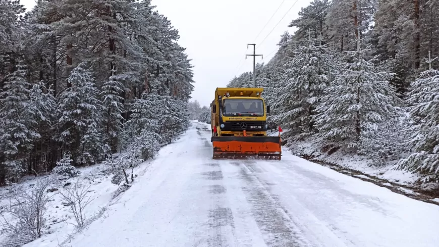 Mihalıççık’ta Kışa Karşı Etkin Mücadele