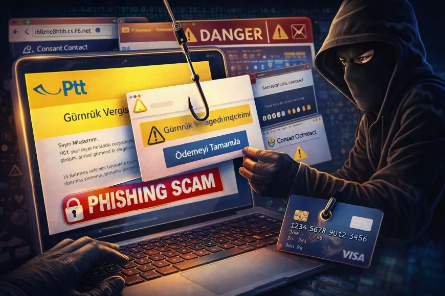 PTT Adıyla Gönderilen Bu Maili Açan Yandı Gümrük Vergisi Tuzağıyla Kart Bilgileri Ele Geçiriliyor