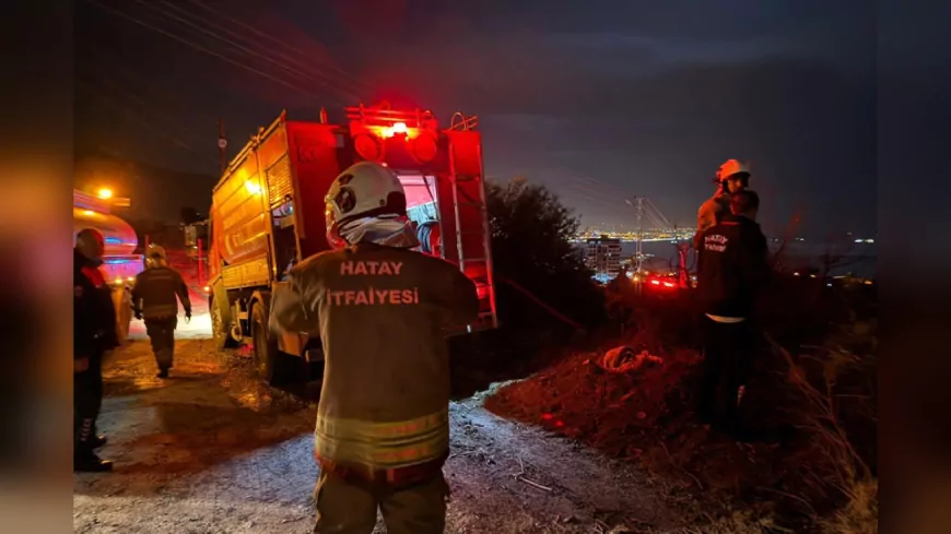 Hatay Büyükşehir Belediyesi’nden Akarca’daki Orman Yangınına Hızlı Müdahale