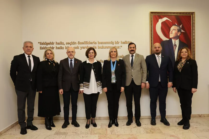 Başkan Ünlüce’ye CHP Heyetinden Ziyaret