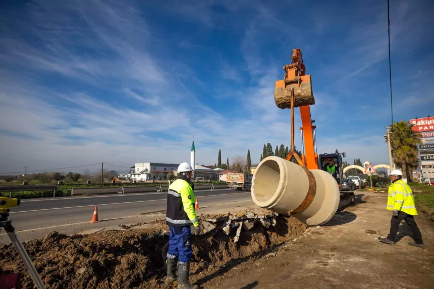 Menemen Türkelli’de 25 Milyon Liralık Yağmur Suyu Hattı Yatırımı