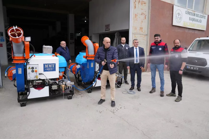 Giresun Belediyesi’nden Vektörel Mücadeleye Yeni Ekipman Desteği