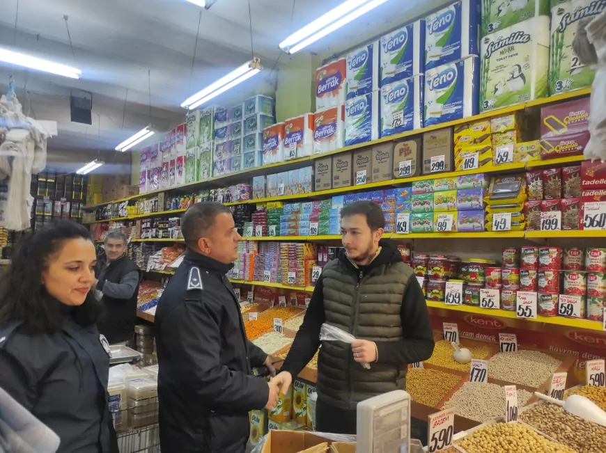 Odunpazarı’nda Ramazan Öncesi Çarşı Bölgesine Sıkı Denetim