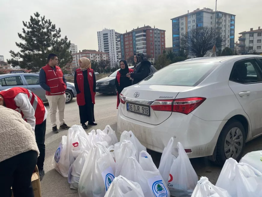 Pursaklar’dan Gazzeli Ailelere Ramazan Öncesi Destek