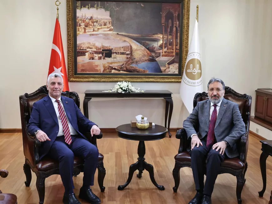 Ankara’da Diyanet İşleri Başkanı’na Ziyaret