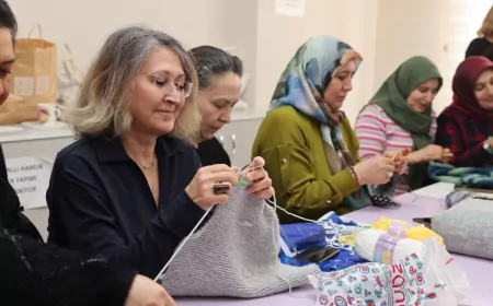Odunpazarı’nda Kadınlara Örgü Atölyesi