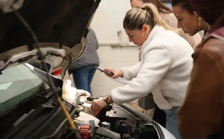 Eskişehir’de Kadınlar Araç Bakımını Atölyede Öğrendi