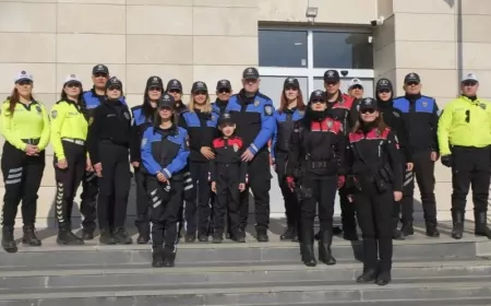 Mersin’de DMD Hastası Ünal Tuna Şen’in Polis Olma Hayali Gerçekleşti