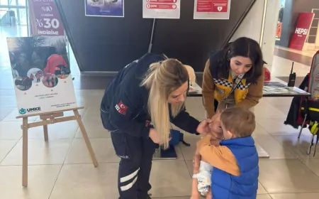 Eskişehir VEGA AVM’de Vatandaşlara İlk Yardım Eğitimi