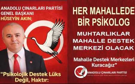 AÇIP GENEL BAŞKANI HÜSEYİN AKIN: “MAHALLE DESTEK MERKEZLERİ MADEK MODELİNİ HAYATA GEÇİRECEĞİZ”