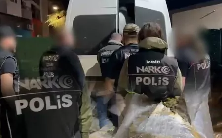 İzmir’de Dev Uyuşturucu Operasyonu: 1 Ton 346 Kilogram Skunk Ele Geçirildi