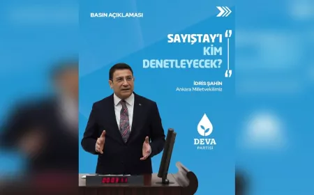 İdris Şahin’den Sayıştay Açıklaması: “TBMM’ye Bilgilendirme Yapılmalı”