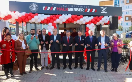 Başkan Özkan Yalım’dan Yeni Sosyal Proje: Halk Berber Hizmete Açıldı