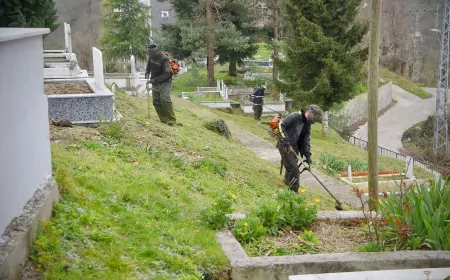 Giresun’da Mezarlıklar Bayrama Hazır