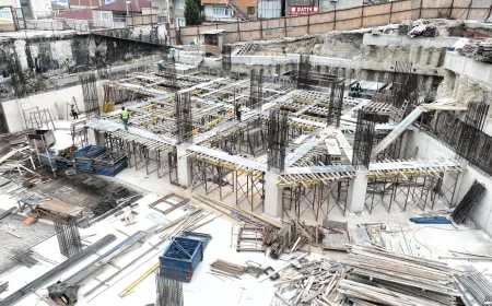 Dilovası Kent Meydanı Projesi Hızla Yükseliyor