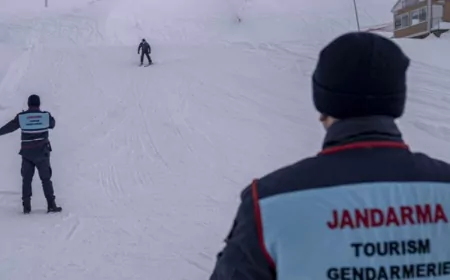 Palandöken’de Kayak Güvenliği İçin JAK ve Turizm Jandarması Sahada