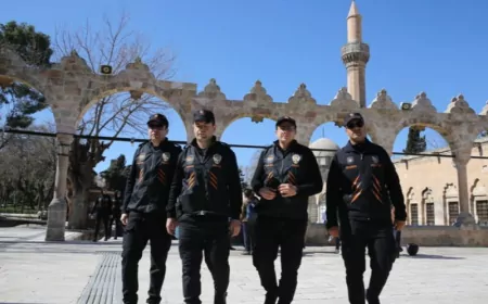 Şanlıurfa’da Turizm Polisi Turistlere Güven Veriyor