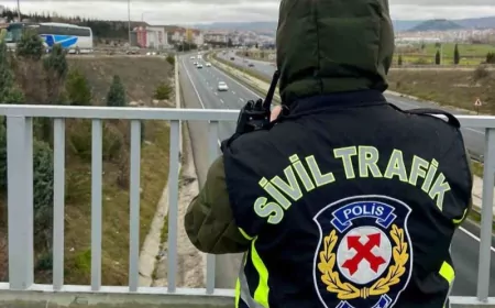 Bilecik’te Drone Destekli Trafik Denetimi Yapıldı