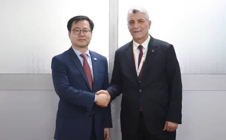 Türkiye ile Güney Kore Arasında Ticari İş Birliği Görüşmesi