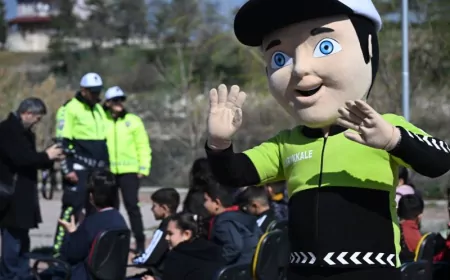 Kırıkkale’de Çocuklara Uygulamalı Trafik Eğitimi Verildi