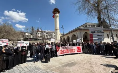 Zalimlere Lanet, Mazlumlara Destek Çağrısı Meydanlarda Yükseldi