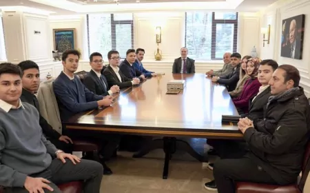 Fatih Erbakan Üniversite Öğrencilerini Kabul Etti