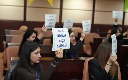 Gençler Meclis Kürsüsünde Deneyim Kazandı