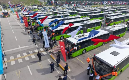 Kocaeli Büyükşehir 4 Ayda 123 Yeni Otobüsü Filosuna Kattı