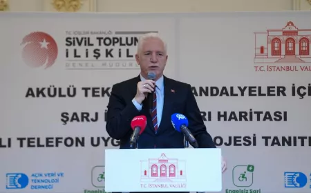 İstanbul’da Engelsiz Şarj Projesi Hayata Geçirildi