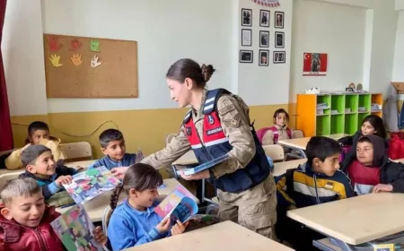 Öğrencilere Trafik Eğitimi Sürüyor