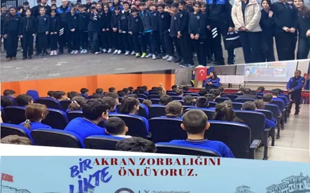 Trabzon’da Öğrencilere Akran Zorbalığı ve Güvenli İnternet Eğitimi