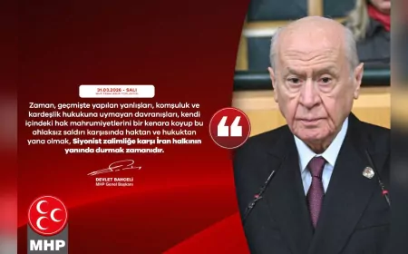 Bahçeli’den İsrail-İran Gerilimine İlişkin Açıklama