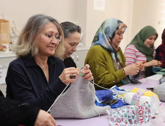 Odunpazarı’nda Kadınlara Örgü Atölyesi