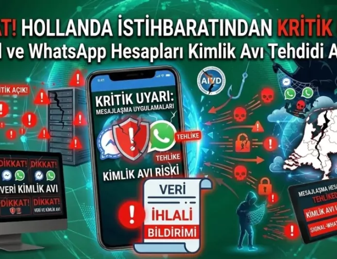 HOLLANDA İSTİHBARATI SIGNAL VE WHATSAPP HESAPLARINI HEDEF ALAN KİMLİK AVI SALDIRILARI KONUSUNDA UYARDI