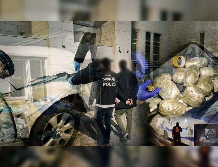 73 İlde Narkotik Operasyonu: 1 Tonu Aşkın Uyuşturucu Ele Geçirildi