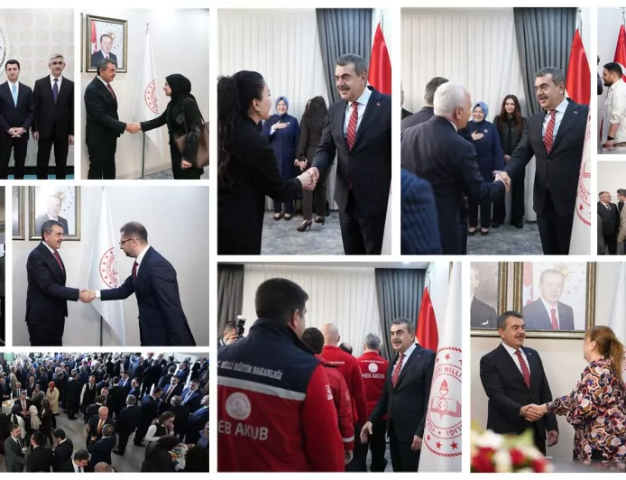 Millî Eğitim Bakanı Yusuf Tekin Bakanlık Personeliyle Bayramlaştı