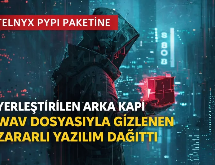 TELNYX PYPI PAKETİNE YERLEŞTİRİLEN ARKA KAPI WAV DOSYASIYLA GİZLENEN ZARARLI YAZILIM DAĞITTI