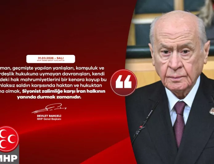Bahçeli’den İsrail-İran Gerilimine İlişkin Açıklama