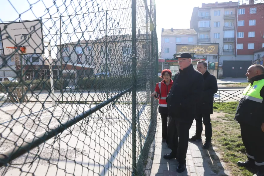 Başkan Kurt 2026 Yılı Park, Yeşil Alan ve Spor Alanı Projelerini Yerinde İnceledi