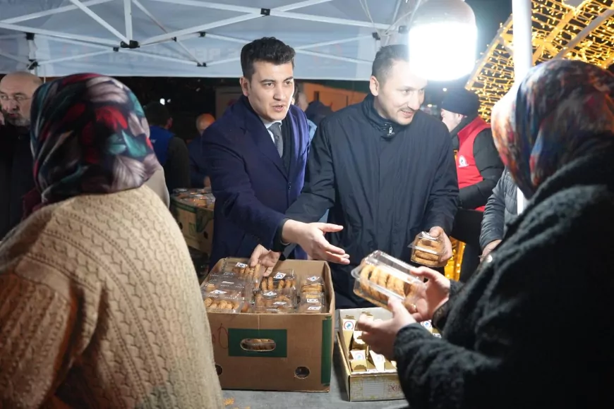 Düzce’de Kadir Gecesi’nde Kandil İkramı