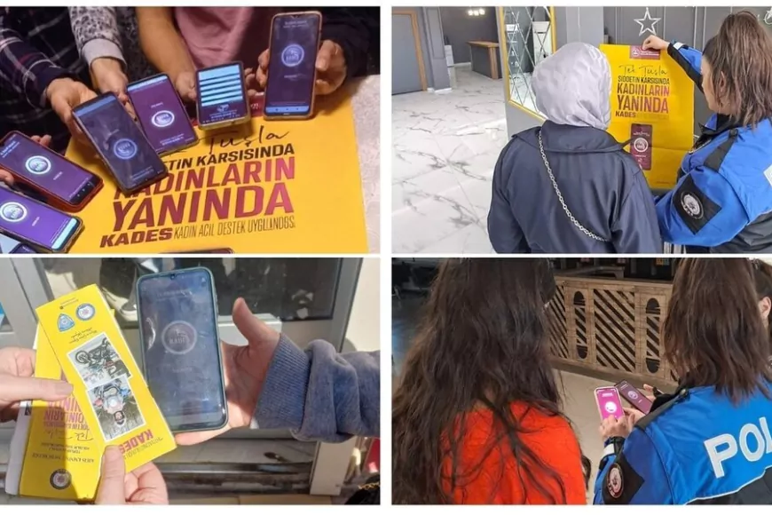 Kilis’te Öğrencilere KADES Uygulaması Anlatıldı