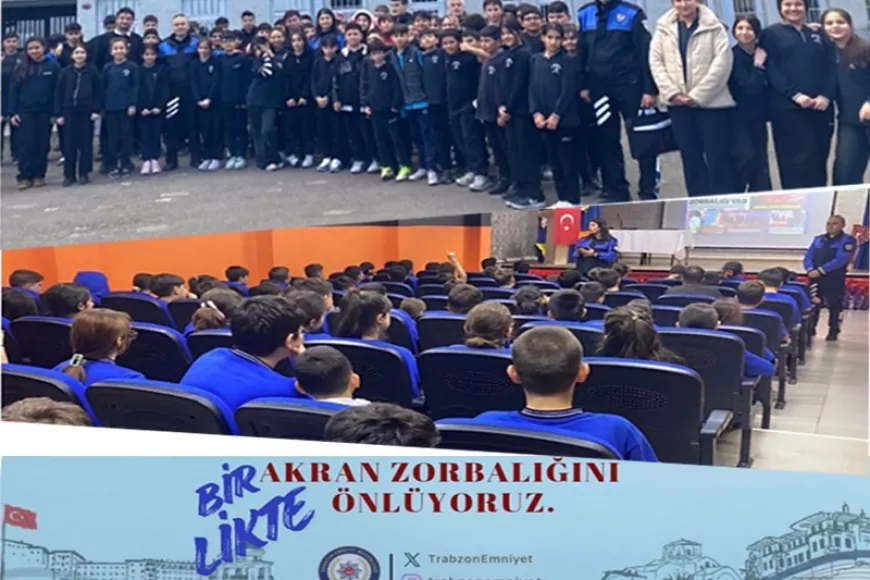 Trabzon’da Öğrencilere Akran Zorbalığı ve Güvenli İnternet Eğitimi