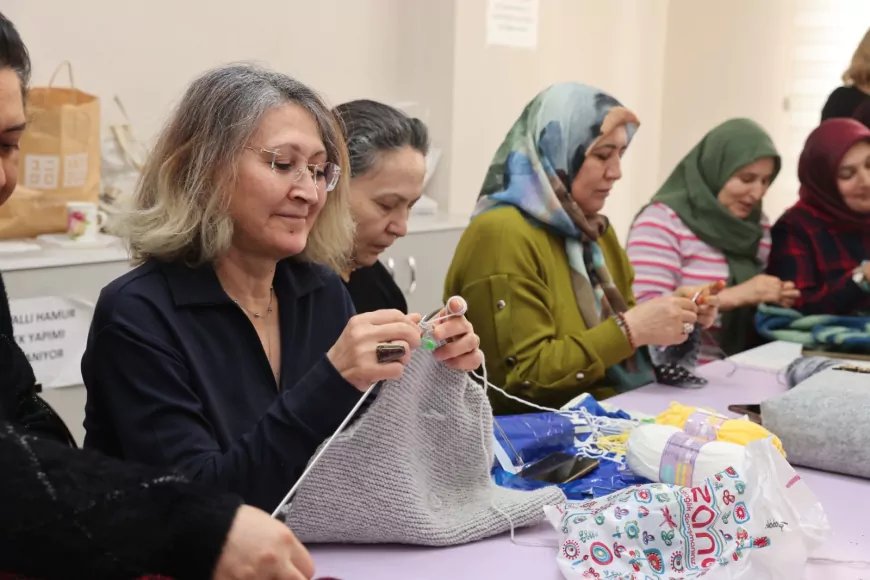 Odunpazarı’nda Kadınlara Örgü Atölyesi